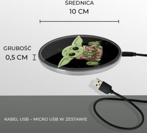 Ładowarka Babaco Baby Yoda 014 Indukcyjna 2 A (SWCHWBYODA002) 2