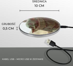 Ładowarka Babaco Baby Yoda 003 Indukcyjna 2 A (SWCHWBYODA001) 2