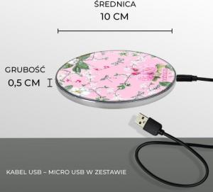 Ładowarka Babaco Kwiaty 036 Indukcyjna 2 A (BCHWFLOW036) 2