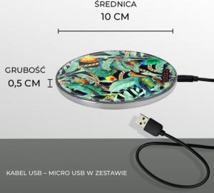 Ładowarka Babaco Kwiaty 058 Indukcyjna 2 A (BCHWFLOW058) 2