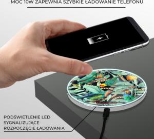 Ładowarka Babaco Kwiaty 058 Indukcyjna 2 A (BCHWFLOW058) 4