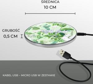 Ładowarka Babaco Kwiaty 033 Indukcyjna 2 A (BCHWFLOW033) 2