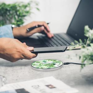 Ładowarka Babaco Kwiaty 033 Indukcyjna 2 A (BCHWFLOW033) 9