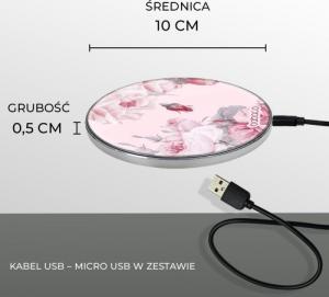 Ładowarka Babaco Kwiaty 050 Indukcyjna 2 A (BCHWFLOW050) 2