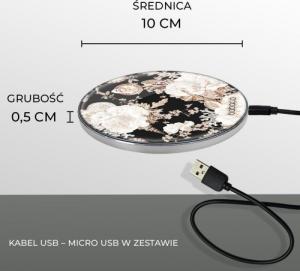 Ładowarka Babaco Kwiaty 044 Indukcyjna 2 A (BCHWFLOW044) 2
