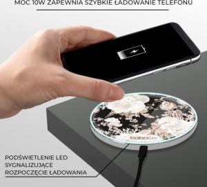 Ładowarka Babaco Kwiaty 044 Indukcyjna 2 A (BCHWFLOW044) 4