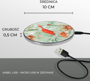 Ładowarka Babaco Kwiaty 048 Indukcyjna 2 A (BCHWFLOW048) 2