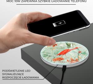 Ładowarka Babaco Kwiaty 048 Indukcyjna 2 A (BCHWFLOW048) 4