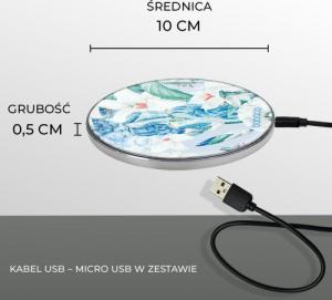 Ładowarka Babaco Kwiaty 026 Indukcyjna 2 A (BCHWFLOW026) 2