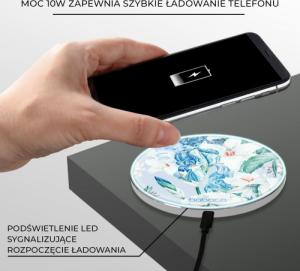 Ładowarka Babaco Kwiaty 026 Indukcyjna 2 A (BCHWFLOW026) 4