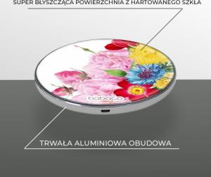 Ładowarka Babaco Kwiaty 056 Indukcyjna 2 A (BCHWFLOW056) 3
