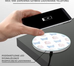 Ładowarka Babaco Kwiaty 043 Indukcyjna 2 A (BCHWFLOW043) 4