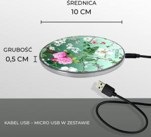 Ładowarka Babaco Kwiaty 035 Indukcyjna 2 A (BCHWFLOW035) 2