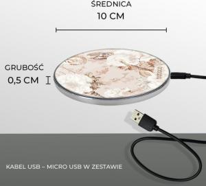 Ładowarka Babaco Kwiaty 045 Indukcyjna 2 A (BCHWFLOW045) 2