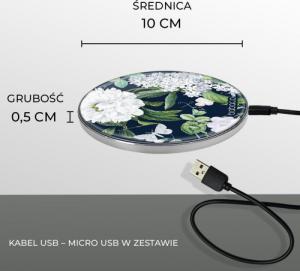 Ładowarka Babaco Kwiaty 031 Indukcyjna 2 A (BCHWFLOW031) 2