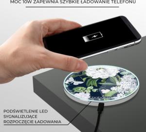 Ładowarka Babaco Kwiaty 031 Indukcyjna 2 A (BCHWFLOW031) 4