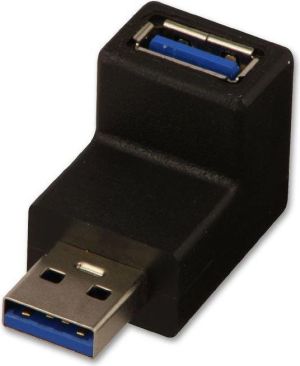 Adapter USB Lindy USB - USB Czarny  (71261) 1