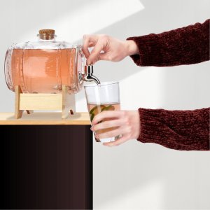 Kadax KADAX Beczułka szklana z kranikiem 1,5L pakiet 2sz 5