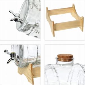 Kadax BECZUŁKA BECZKA Z KRANIKIEM ANTAŁEK WINO PIWO 3L 4