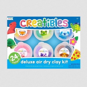 Ooly Lekkolina Creatibles Air Dry Clay Kit 24 kolory 1