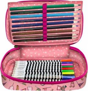 Piórnik Santoro Rozkładany 4-Częściowy Piórnik z Wyposażeniem 4