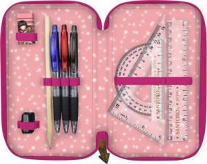 Piórnik Santoro Potrójny Piórnik z Wyposażeniem Gorjuss Carousel 2