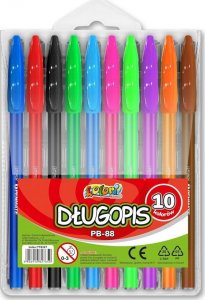 Penmate Długopis Kolori PB-88 10 kolorów PENMATE 1