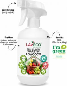 LAVECO Płyn do mycia warzyw i owoców - 0,5 l 3
