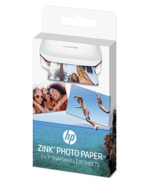 HP papier fotograficzny z podkładem klejącym, 5x7.6, 20 sztuk (W4Z13A) 1