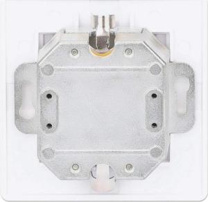 Intellinet Network Solutions Intellinet Gniazdo sieciowe podtynkowe 2x RJ45 Cat6 10G, STP, białe 5