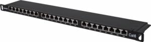Intellinet Network Solutions Patch panel 19" 0.5U 24x RJ45 Kat. 6 FTP (I-PP 24-RS-C6BH) 1