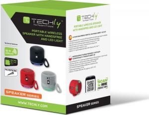 Głośnik Techly ICASBL94RE czerwony 2