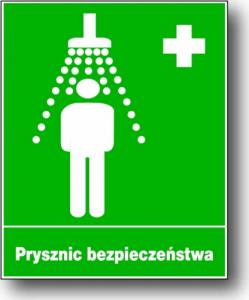 Mój dom Zio-3 Znak Tablica Pcv - Prysznic Bezpieczeństwa 1