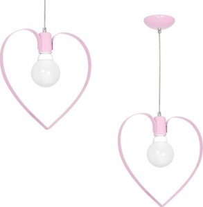 Lampa wisząca Milagro Lampa wisząca AMORE PINK 1xE27 1