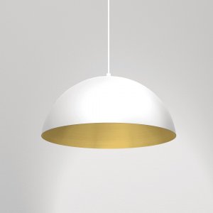 Lampa wisząca Milagro Lampa wisząca BETA WHITE/GOLD 1xE27 45cm 3