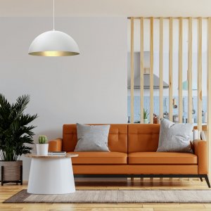 Lampa wisząca Milagro Lampa wisząca BETA WHITE/GOLD 1xE27 45cm 5