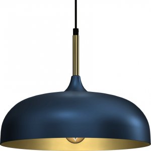Lampa wisząca Milagro Lampa wisząca LINCOLN BLUE/GOLD 1xE27 35cm 1