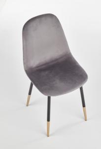 Halmar WNĘTRZARSKIE K379 krzesło popielaty (1p=4szt) 2