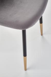 Halmar WNĘTRZARSKIE K379 krzesło popielaty (1p=4szt) 8