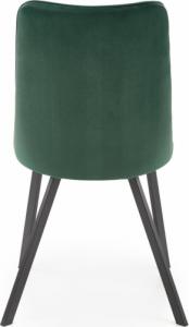 Halmar WNĘTRZARSKIE K450 krzesło ciemny zielony (1p=4szt) 6
