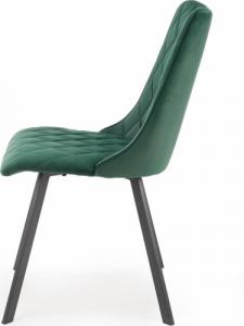 Halmar WNĘTRZARSKIE K450 krzesło ciemny zielony (1p=4szt) 8