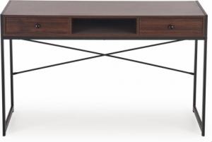 Biurko Halmar WNĘTRZARSKIE B46 biurko orzechowy / czarny 7