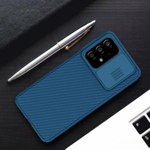 Nillkin Etui Nillkin CamShield do Samsung Galaxy A33 5G (Niebieskie) uniwersalny 3
