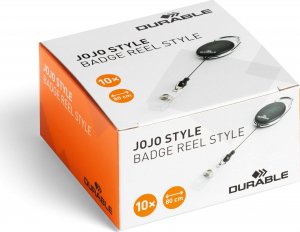 Durable Mechanizm ściągający z metalowym klipem 80cm DURABLE JOJO STYLE 832402 biały 3