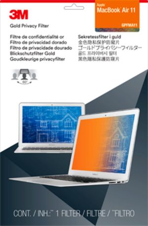 Filtr 3M prywatyzujący GPFMA11 Gold do komputerów Apple® MacBook Air® z ekranem 11 cali (98044056970) 1