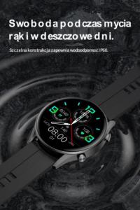 Smartwatch Gino Rossi SW019-1 Czarny  (SG014A) 7