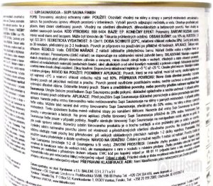 Tikkurila SUPI SAUNA FINISH 2,7 L EP 5