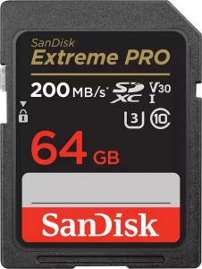 Karta SanDisk Extreme PRO SDXC 64 GB Class 10 UHS-I/U3 V30 (SDSDXXU-064G-GN4IN) 1
