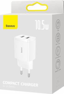 Ładowarka Baseus Compact 2x USB-A 2.1 A (CCXJ010202) 5