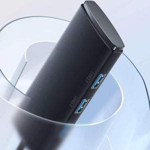 HUB USB Baseus Lite Series 1x USB-C  + 4x USB-A 3.0 (WKQX030001) 10